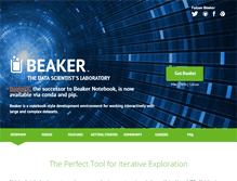Tablet Screenshot of beakernotebook.com
